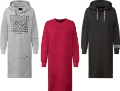 by Jette Sport dames sweaterjurk met katoen