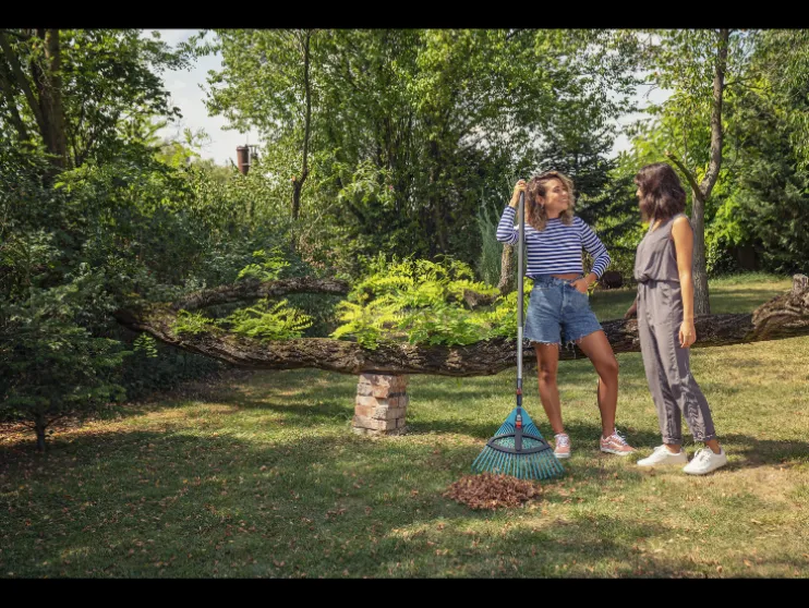 Combisystem verstelbare bladhark