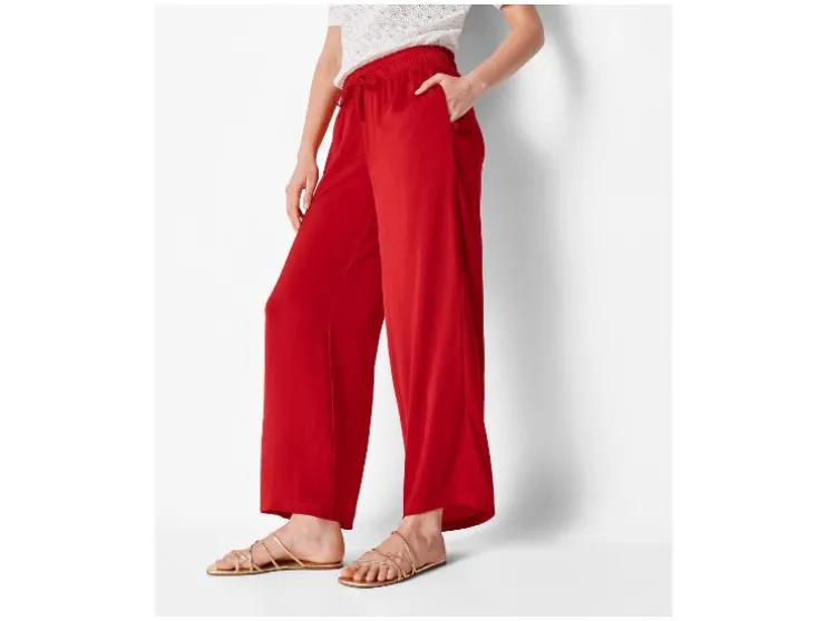 Dames broek satijnlook