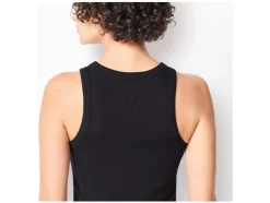 Dames geribde tanktop