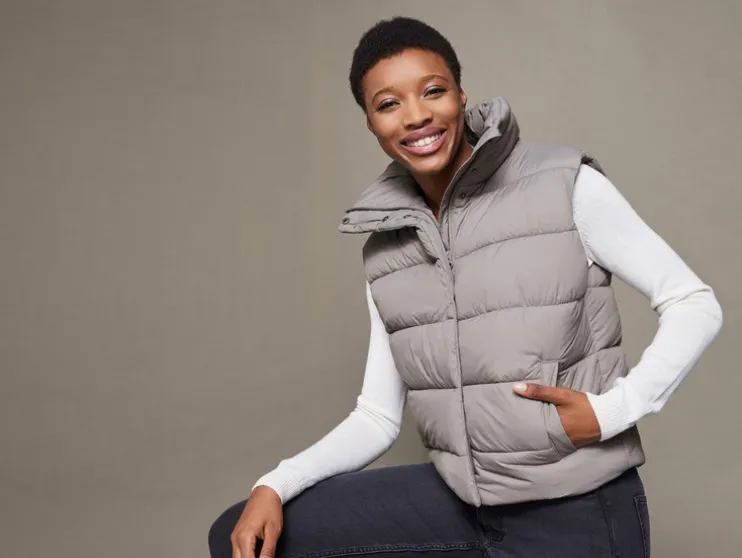 Dames gewatteerde bodywarmer