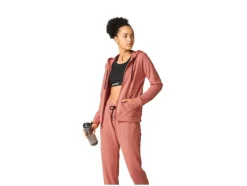 Dames hoodie met rits