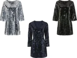 Dames jurk met pailletten