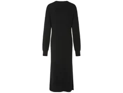 Dames midi-gebreide jurk