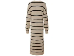 Dames midi-gebreide jurk