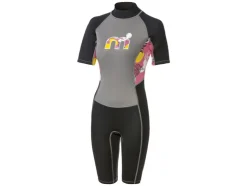 Dames neopreen shorty met sleutelzakje