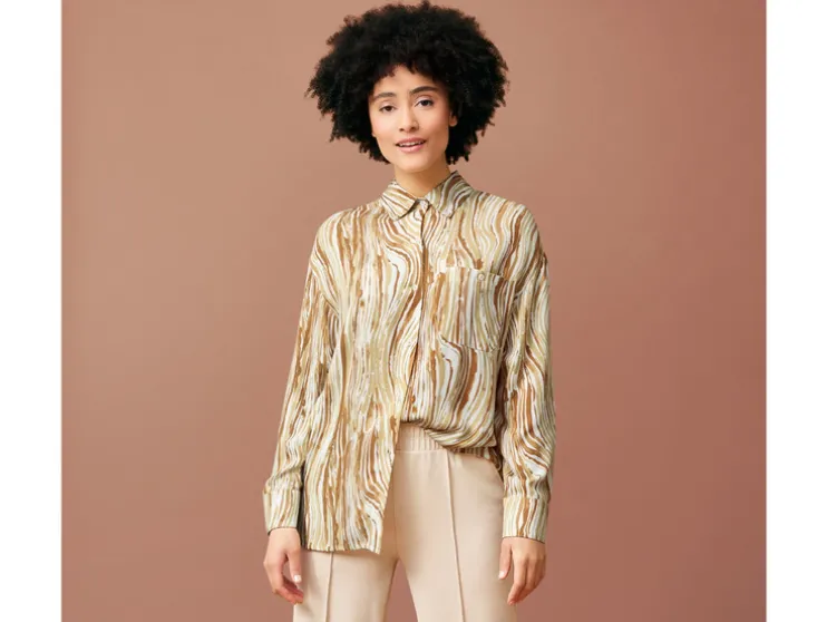 Dames oversized blouse