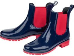 Dames regen enkellaars, met elastische zijkanten