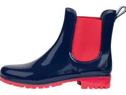 Dames regen enkellaars, met elastische zijkanten