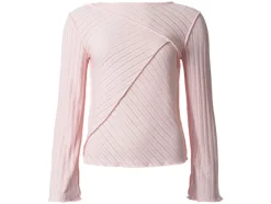 Dames shirt met lange mouwen roze