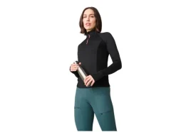 Dames sportshirt met fleecevoering