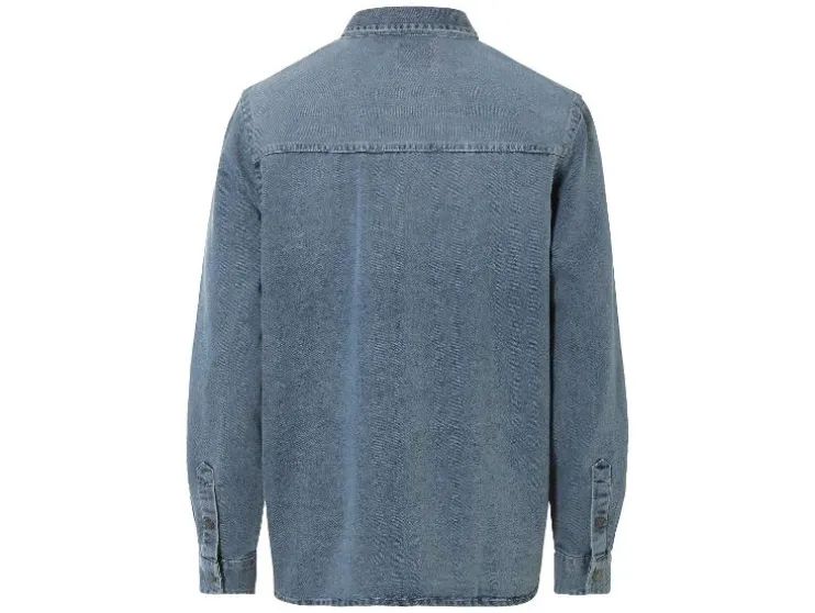 Denim heren overhemd