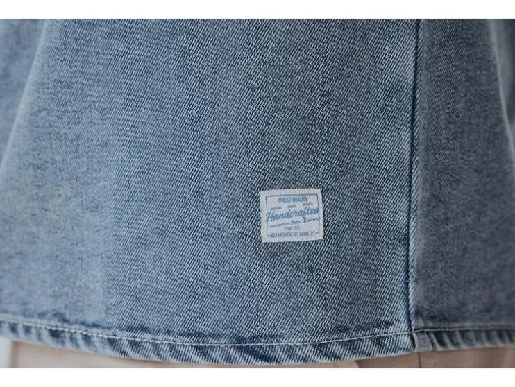 Denim heren overhemd