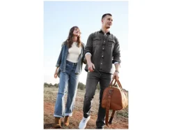 Denim heren overhemd