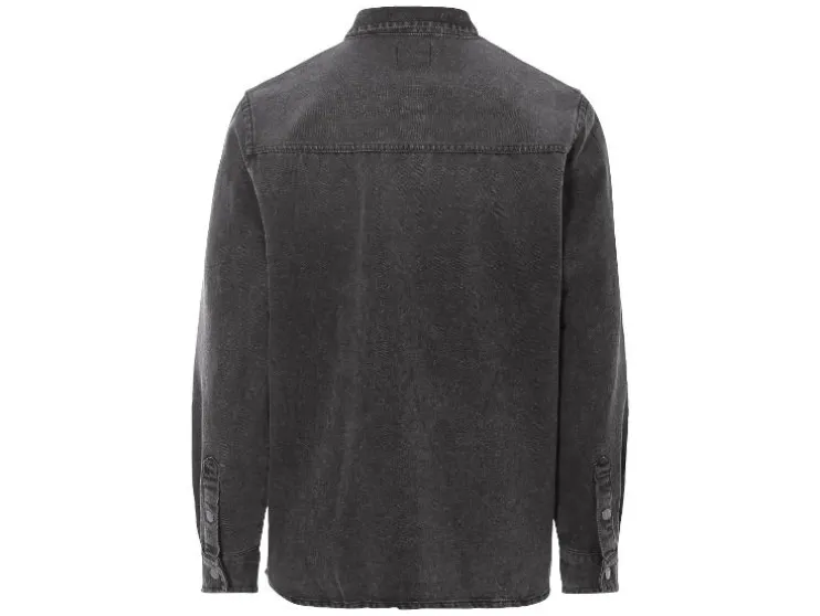 Denim heren overhemd