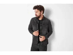 Denim heren overhemd