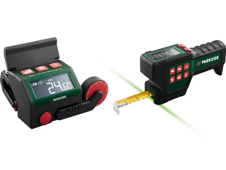 Digitaal meetgereedschap of rolmaat