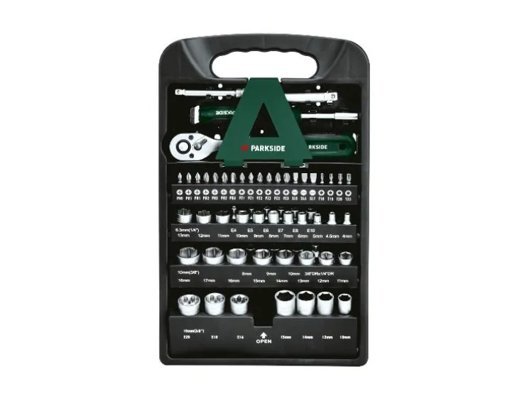 Dopsleutelset 61-delig