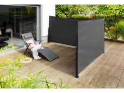 Dubbel windscherm 600 x 160 cm