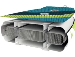 F2 Opblaasbaar SUP-board Solid met pomp en peddel