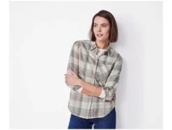 Flanellen dames blouse