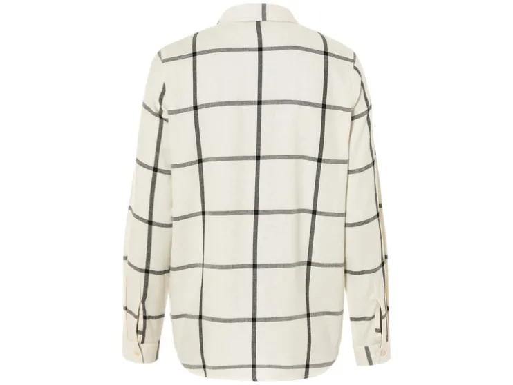 Flanellen dames blouse