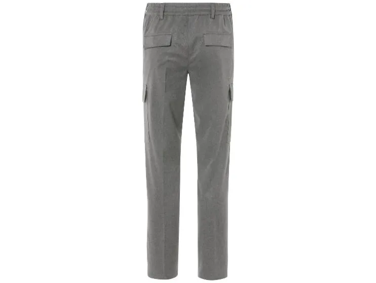 Flanellen heren cargobroek