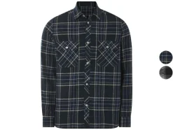 Flanellen heren overhemd