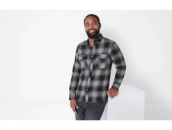 Flanellen heren overhemd