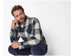 Flanellen heren overhemd