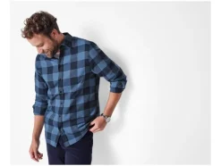 Flanellen heren overhemd