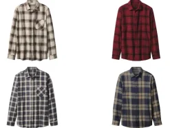 Flanellen heren overhemd