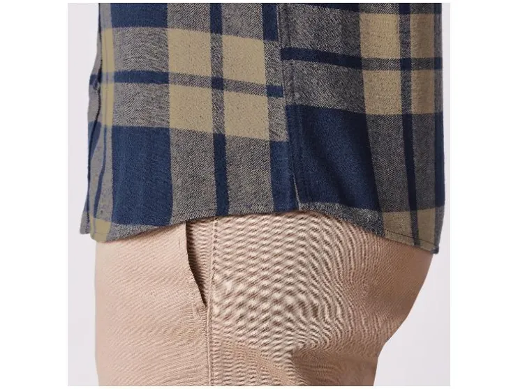 Flanellen heren overhemd