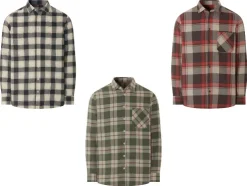 Flanellen heren overhemd