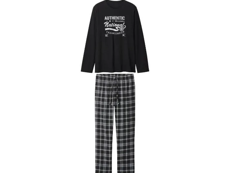 Flanellen heren pyjama