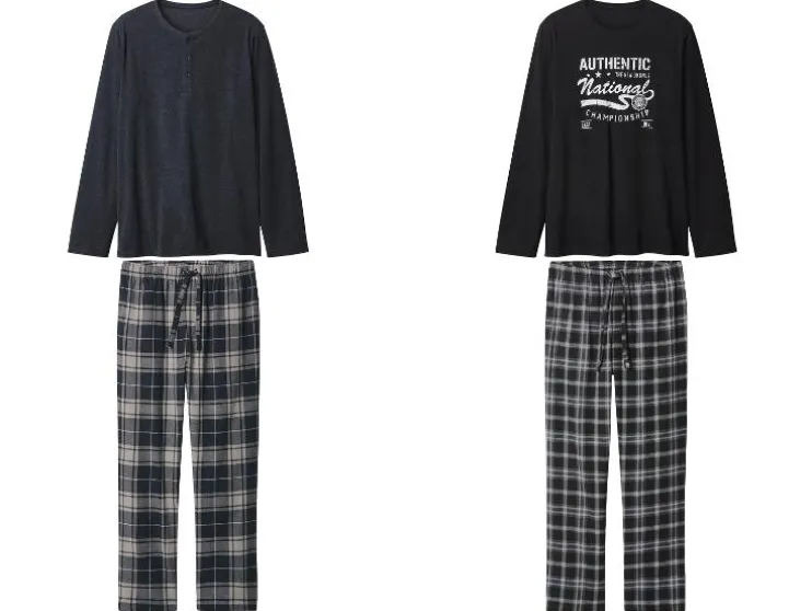 Flanellen heren pyjama
