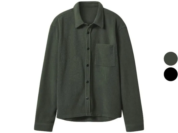 Fleece heren overhemd