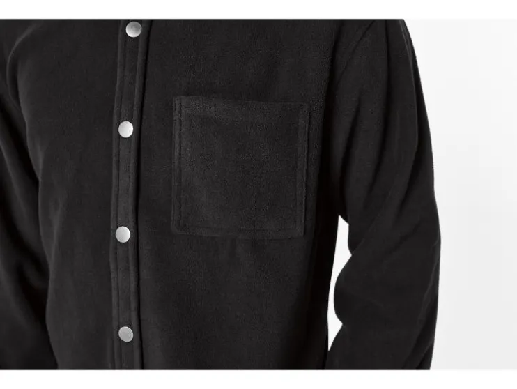 Fleece heren overhemd