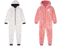 Fleece meisjes onesie