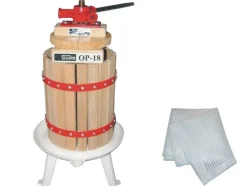 Güde fruitpers, 6, 12, 18 of 30 liter, mechanisch, met stalen spindel