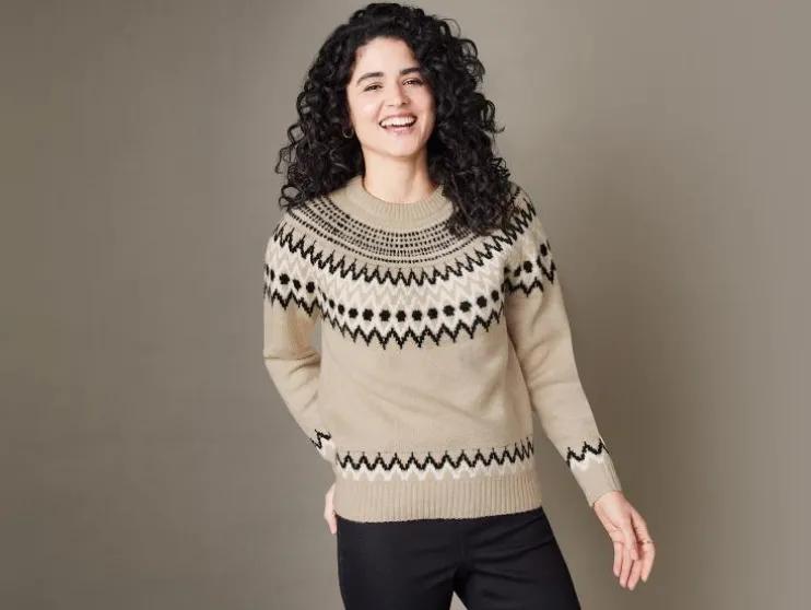 Gebreide dames trui