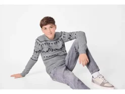 Gebreide kinder kersttrui