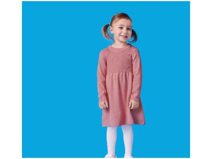 Gebreide kinderjurk