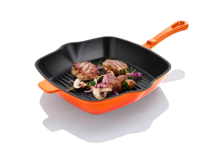 Gietijzeren grillpan 24,5 cm