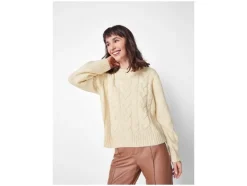 Grofgebreide dames trui