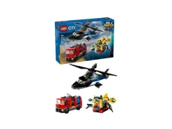 Helikopter, brandweerauto en onderzeeër remix 60462