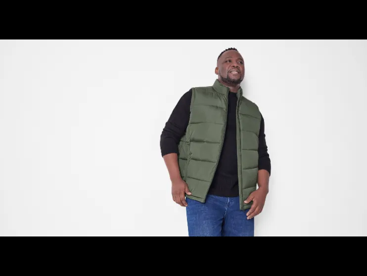 Heren bodywarmer - plus size