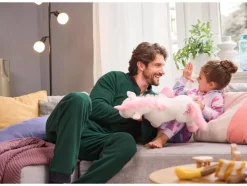 Heren fleece huispak