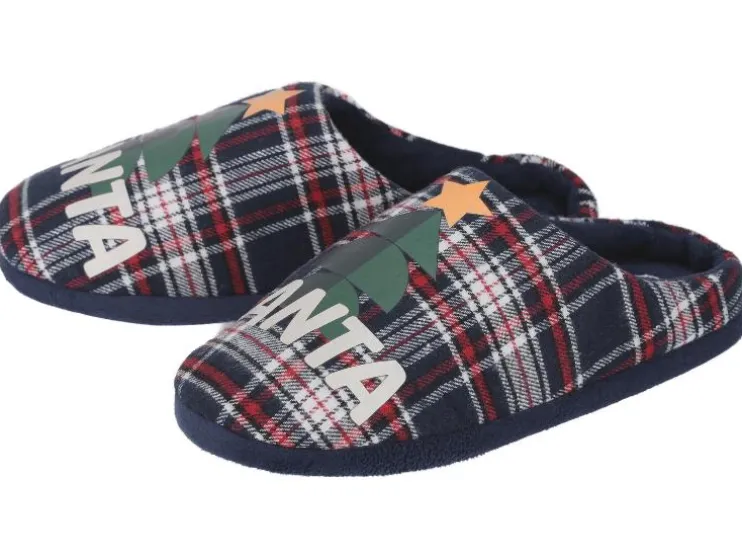 Heren kerstpantoffels