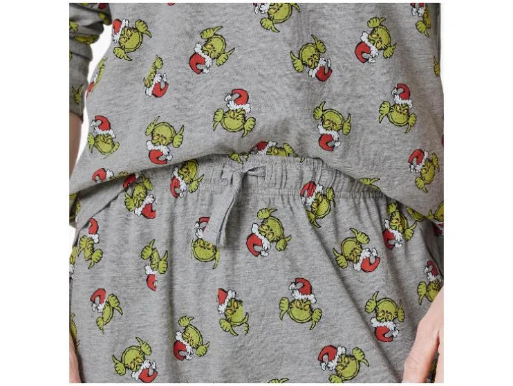 Heren kerstpyjama The Grinch